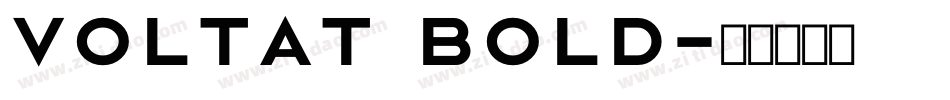 VoltaT Bold字体转换